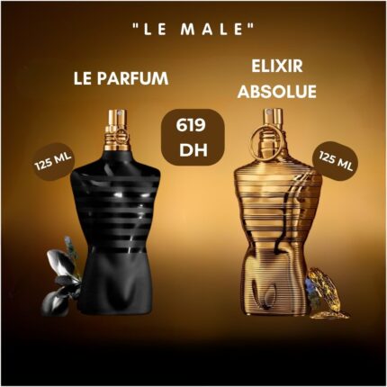 Pack Le Male – Le Parfum (125 ml) + Elixir Absolu (125 ml)