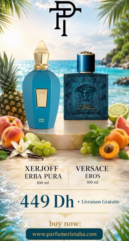 XERJOFF erba pura + VERSACE eros