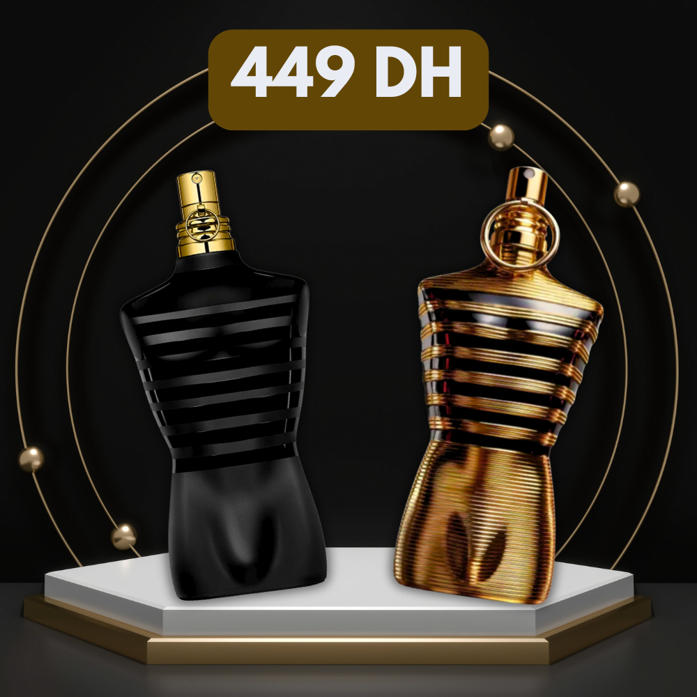 4 (3) Pack Jean Paul Gaultier Le Male Le Parfum + Le Male Elixir