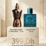 Pack Versace Eros 100 ml Testeur + Le Male Elixir 125 ml Testeur