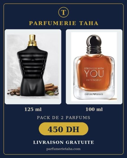 Pack Le Male Le Parfum 125 ml Testeur + Stronger With You 100 ml Testeur